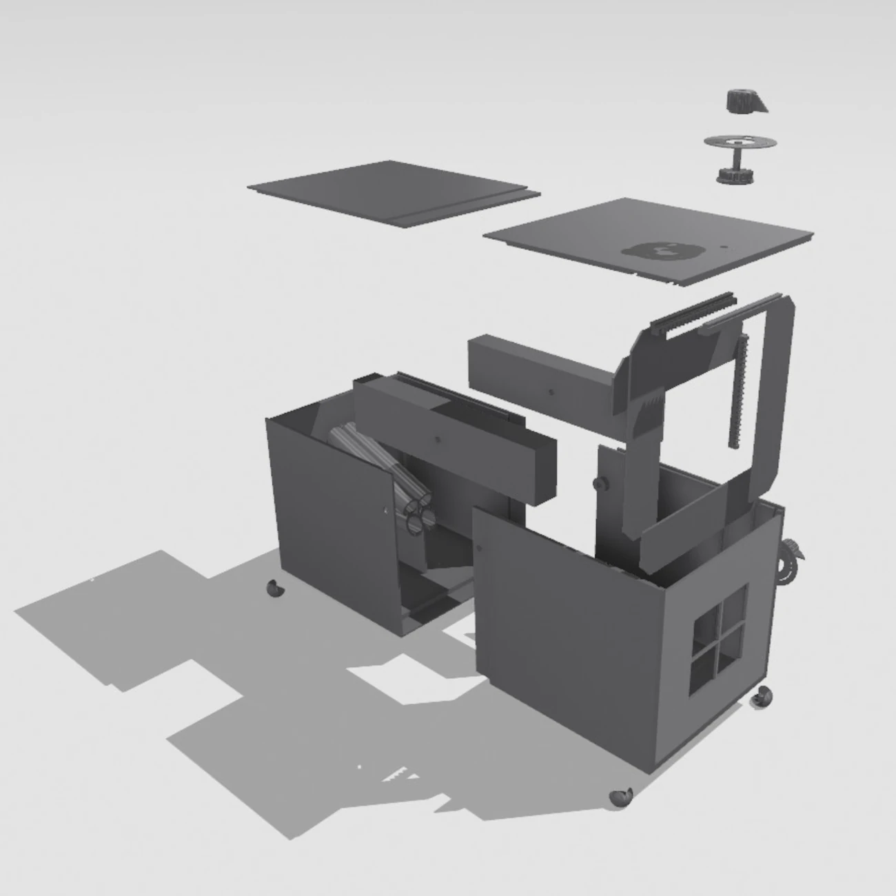 Radiology trainer UV/visible generator for radiation-free training
